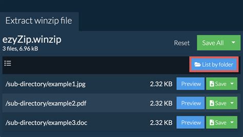 Extract Winzip Files Online No Limits Ezyzip