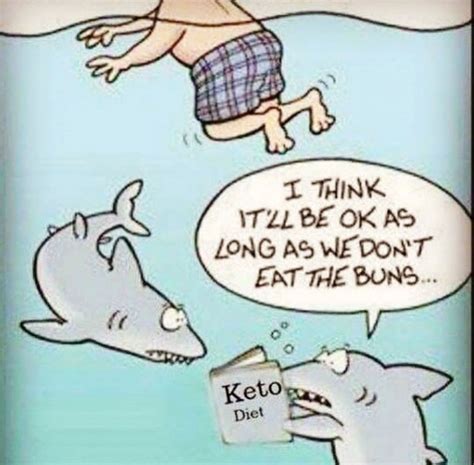 Keto Funny Meme Buns Sharks Keto Quote No Carb Diets Keto Diet