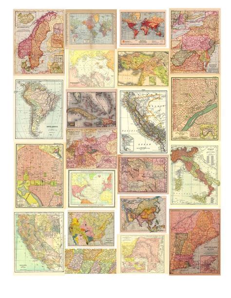 Free Printable Antique Maps Easy To Download And Use For Crafting