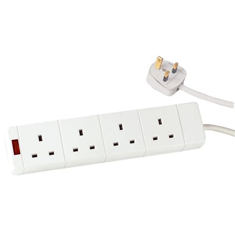 Extension Cord 4 Way Socket 2m Chaffinch Student Living