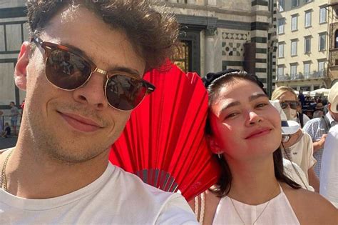 LOOK Bela Padilla Swiss Boyfriend Reunite In Italy ABS CBN News