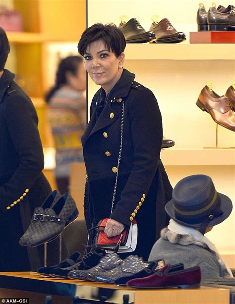 Kris Jenner Christmas Shops At Louis Vuitton After Revealing Who Shes Kissing On New Years Eve