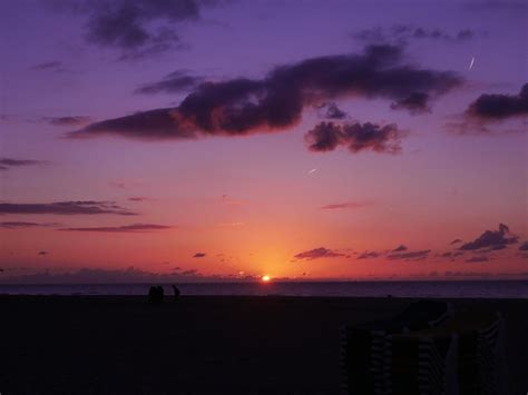 Deep Purple Sunset Netherlands Free Image Download
