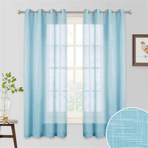 Country Blue Lace Curtains Curtains And Drapes