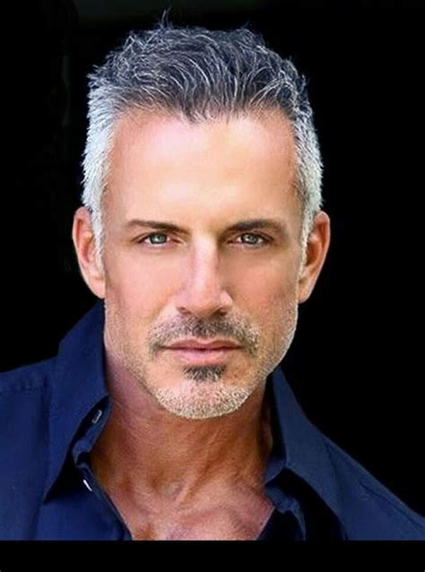 Short Haircuts For Men With Grey Hair