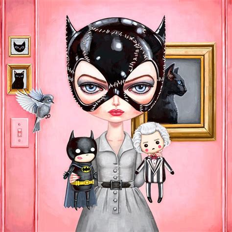 Catwoman Art Print Batman Returns Tim Burton Art Selina