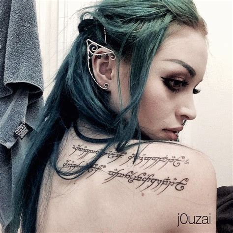 712 Best Images About Tolkien Tattoos On Pinterest Lotr