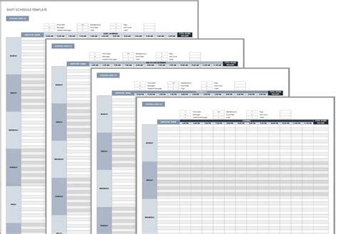 Free Daily Work Schedule Templates Smartsheet