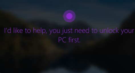 Cortana Wont Help Me On Lock Screen