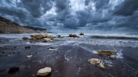 Stormy Beach Wallpaper 44 Images