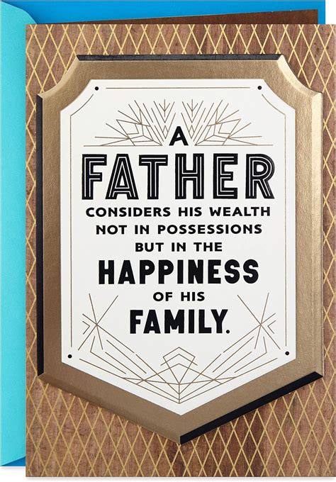 Hallmark Mahogany Father S Day Card For Dad True Wealth Plaque Everything Else