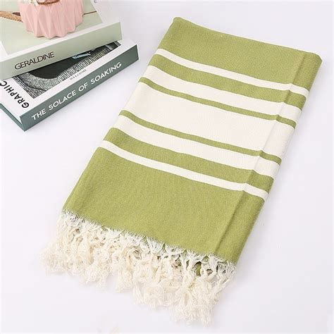 Hammam Peshtemal Traditional Turkish Towel Cotton Green