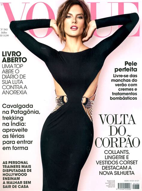 Vogue Brazil July 2010 Cover Alessandra Ambrosio By Jacques Dequeker