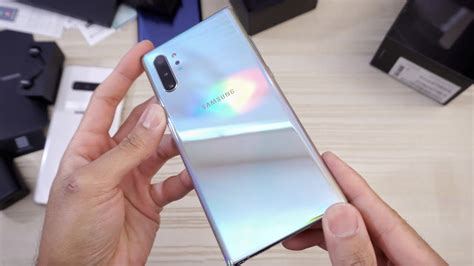 Samsung Galaxy Note 10 Plus Aura Glow Unboxing 🦄 Youtube