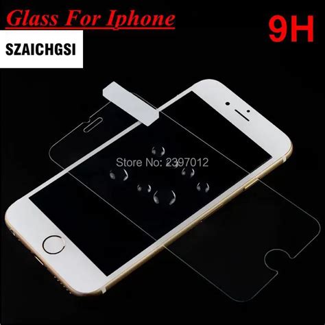 szaichgsi tempered glass screen protector 0 26mm 9h protective glass films for apple iphone 5 5s