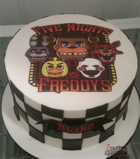 Five Nights At Freddys Cake Fnaf Cakes Birthdays Fnaf Cake Kids