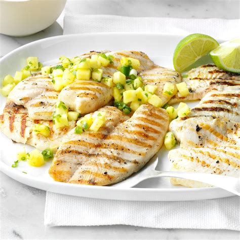 Grilled Tilapia With Pineapple Salsa Recipe How To Make It