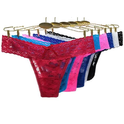Jual Celana Dalam Wanita Sexy Transparan G String Lace Thong Bisa Pilih
