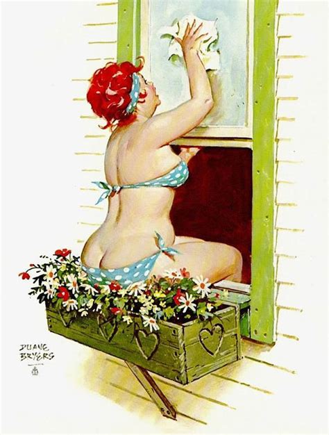 160 Sexy Illustrations Of Hilda The Forgotten Plus Size Pin Up Girl From The 1950s Bored Panda