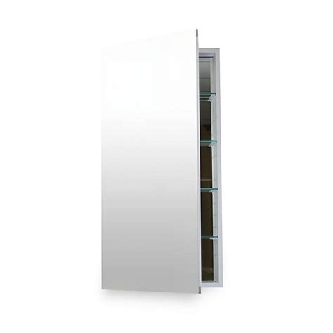 This contemporary medicine cabinet features a clean, antiseptic look that blends traditional functions with modern tastes. Flawless 24-Inch Bluetooth® Medicine Cabinet in Silver ...