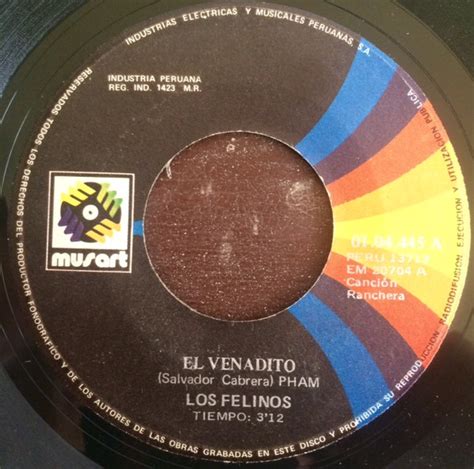Los Felinos Flor Morena El Venadito 1974 Vinyl Discogs