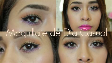 Maquillaje Para El Dia Casual Paso A Paso Principiantes Youtube