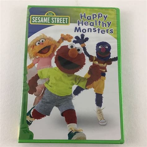 Sesame Street Happy Healthy Monsters Elmo Zoe Dvd Sing Along Songs