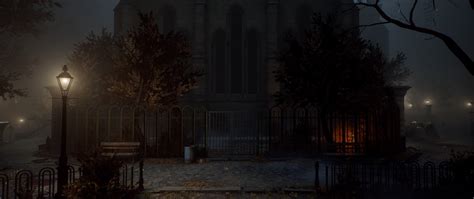 Wallpaper Vampyr Video Game Art Gothic Dark Mist City London