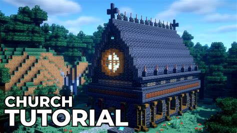 How To Build A Gothic Church Minecraft Tutorial Youtube