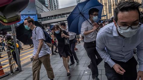 Protesters In Hong Kong Rally Against Chinas Tightening Grip The New York Times