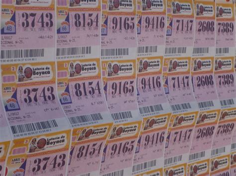 Resultados del último sorteo de lotería de boyacá. Cayó fracción del Premio Mayor de la Lotería de Boyacá ...