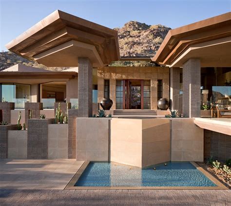 World Of Architecture Dream Home In The Desert Paradise Valley Arizona