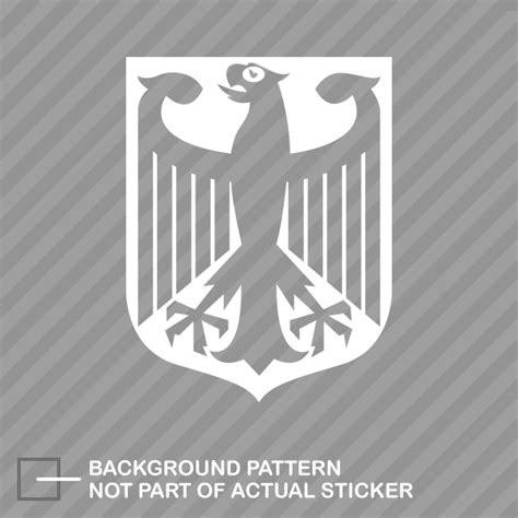 German Eagle Sticker Decal Vinyl Deutschland Germany 399 Picclick