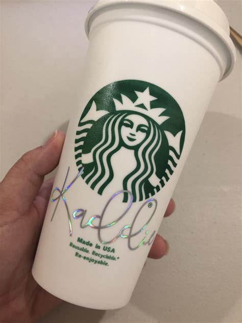 Starbucks Reusable Personalized Cups With Name 16oz Cup Travel Mug