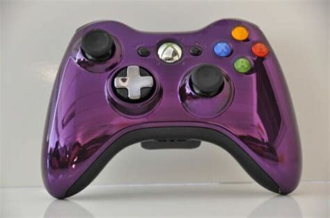 Microsoft Xbox 360 Wireless Controller Chrome Purple For Sale Online Ebay