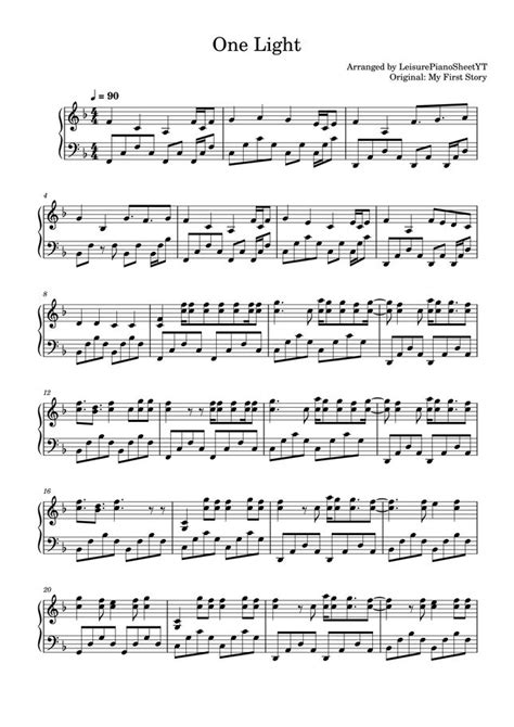 Leisure Piano Sheets Sheet Music