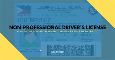 How To Get Non Professional Drivers License From The Lto Filipino Guide