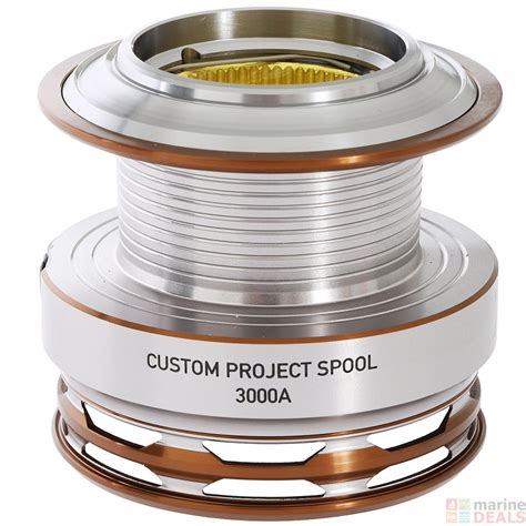 Buy Daiwa Custom Project Spool For 3000A Spinning Reels Silver Copper
