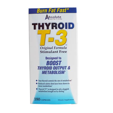 T3 Thyroid Metabolism Booster T3 Thyroid Supplement Absolute Nutrition