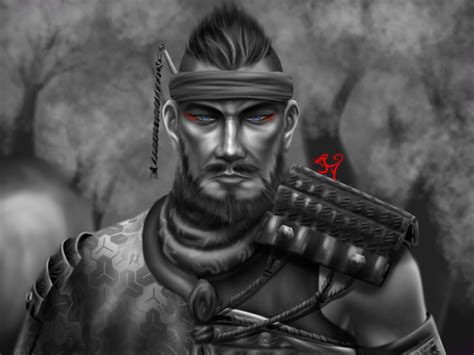 Practice In Krita With My Character Hide From Nioh 2 Rdigitalart
