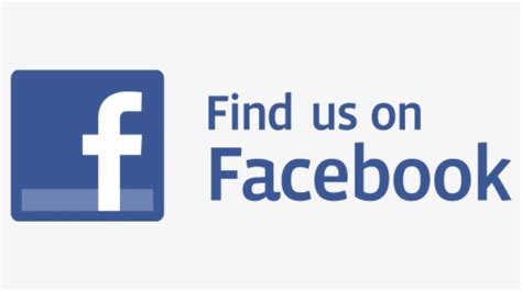Find Us On Facebook Trans Find Use On Facebook Png Logo Transparent
