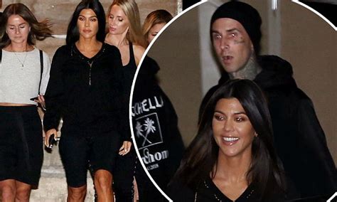 Well, well, well, look who finally confirmed their relationship: Kourtney Kardashian heads to Hillsong church service with ...