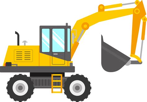 Dozer Vector Excavator Excavator Clipart Transparent Png Download