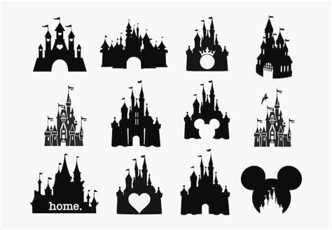 Disney christmas 2020 svg / mickey & minnie mouse castle svg / disneyland castle silhouette/winter with snowflakes, cut files for cricut themommysvg. Cinderella Castle Huge Collection Of Clipart Disney - Disney Cinderella Castle Silhouette , Free ...