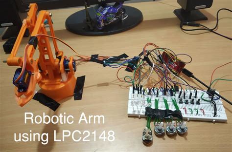 Diy Pick And Place Robotic Arm Using Arm7 Lpc2148 Arm Microcontroller