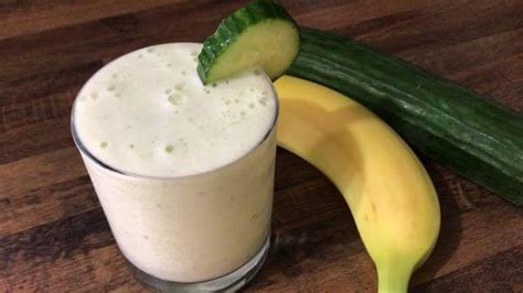 Banana Cucumber Smoothie For Weight Loss Youtube