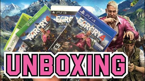 Far Cry 4 Limited Edition Xbox 360 Xbox One Ps3 Ps4 Unboxing