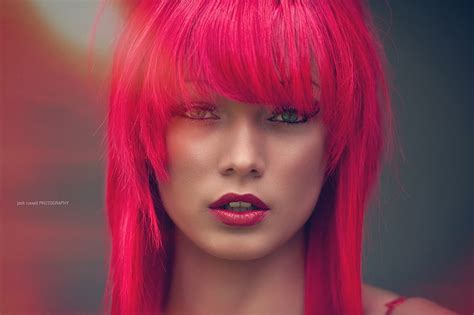 1920x1080px Free Download Hd Wallpaper Women Redhead Dyed Hair Face Portrait Jack