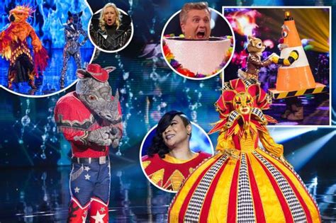 First Look At The Masked Singers Incredible Final As Fox Harlequin