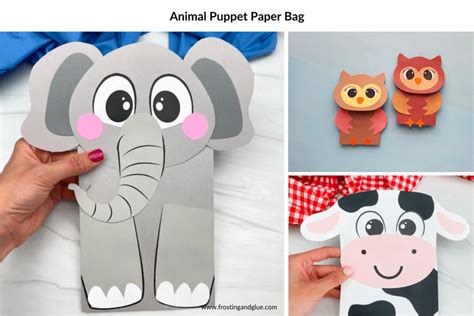 24 Fun And Easy Animal Puppet Paper Bag Free Templates